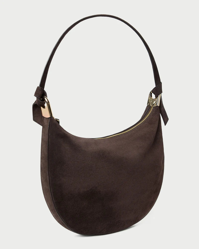 HARLOW SUEDE SHOULDER BAG