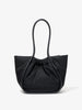 LARGE RUCHED TOTE IN PUFFY NYLON