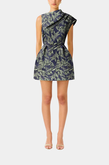 LUELLA  ASYMMETRIC MINI DRESS