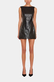 KARLA ROMPER IN PATENT LEATHER