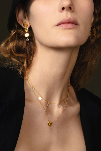 MIRAGE NECKLACE YELLOW GOLD