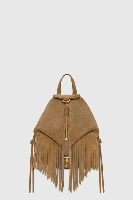 CONVERTIBLE MINI JULIAN BACKPACK WITH FRINGE