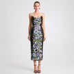 ALESSANDRA DRESS IN BLACK FLORAL