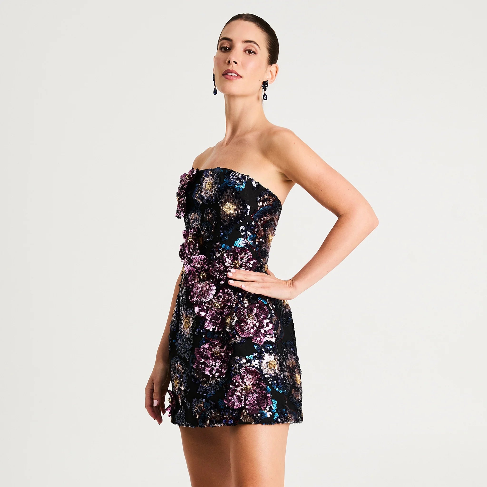 CAPRICE IN NAVY AND BLACK FLORAL