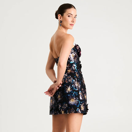 CAPRICE IN NAVY AND BLACK FLORAL