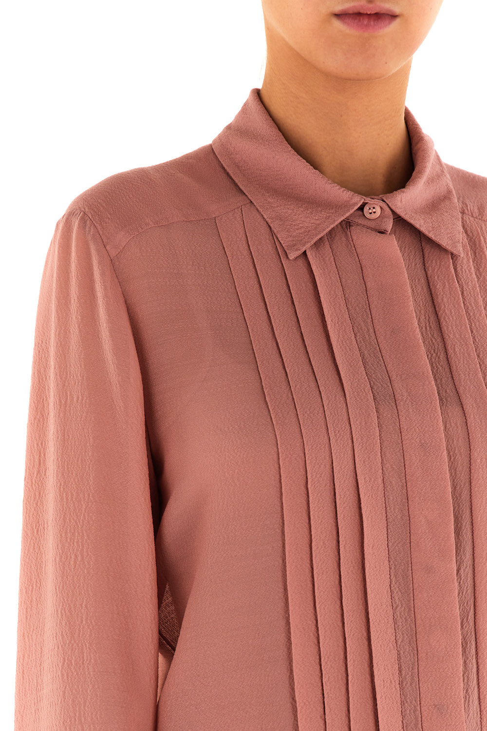 PLEATED BLOUSE