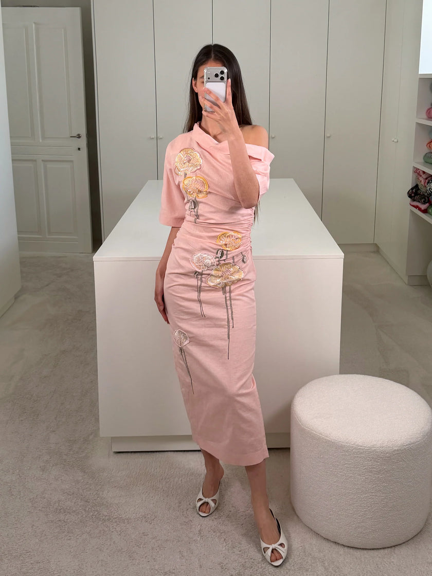 DRESS BOWERY EMBROIDERED