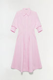 JAZZ COTTON MIDI DRESS IN TULIP