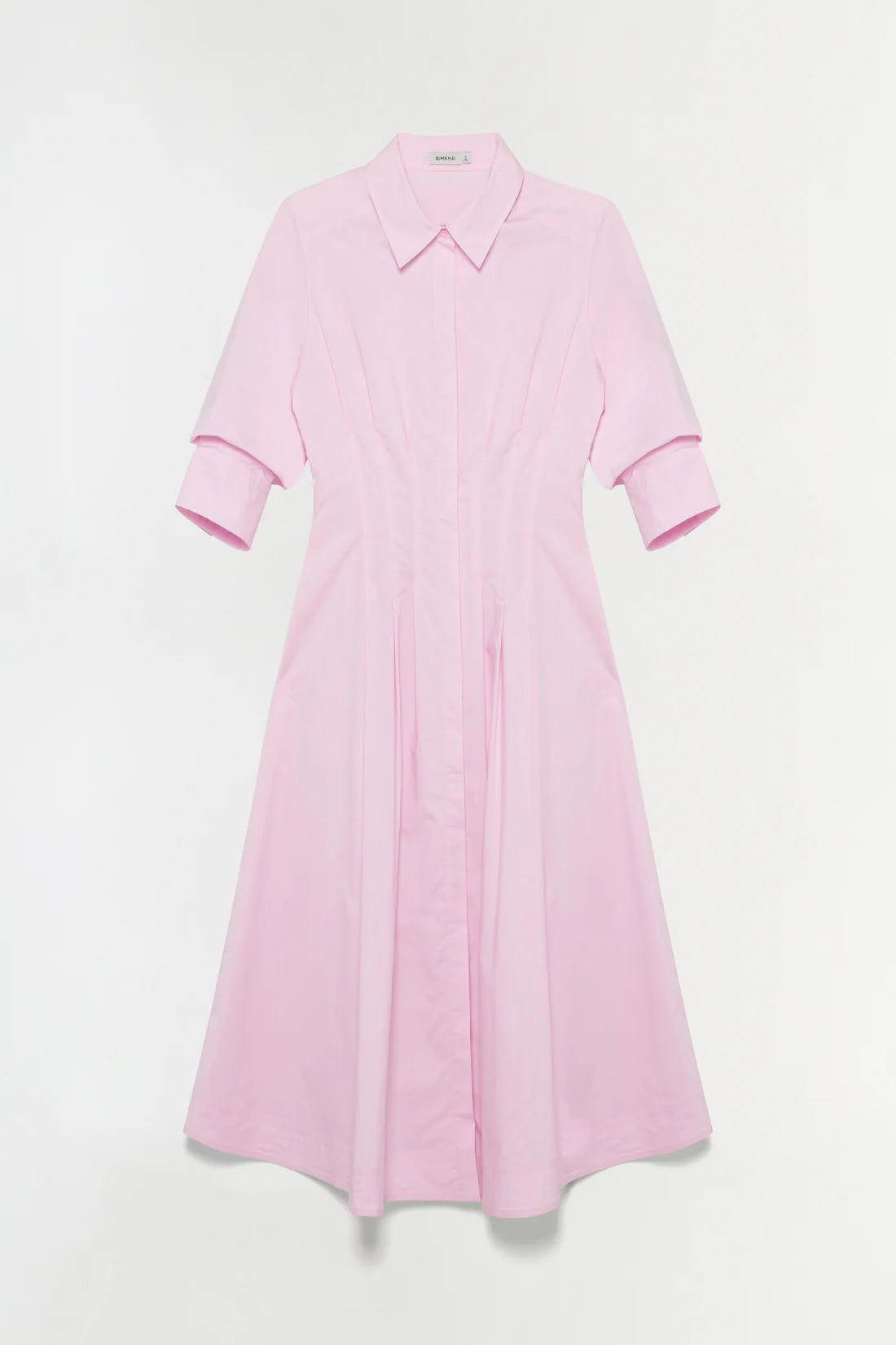 JAZZ COTTON MIDI DRESS IN TULIP