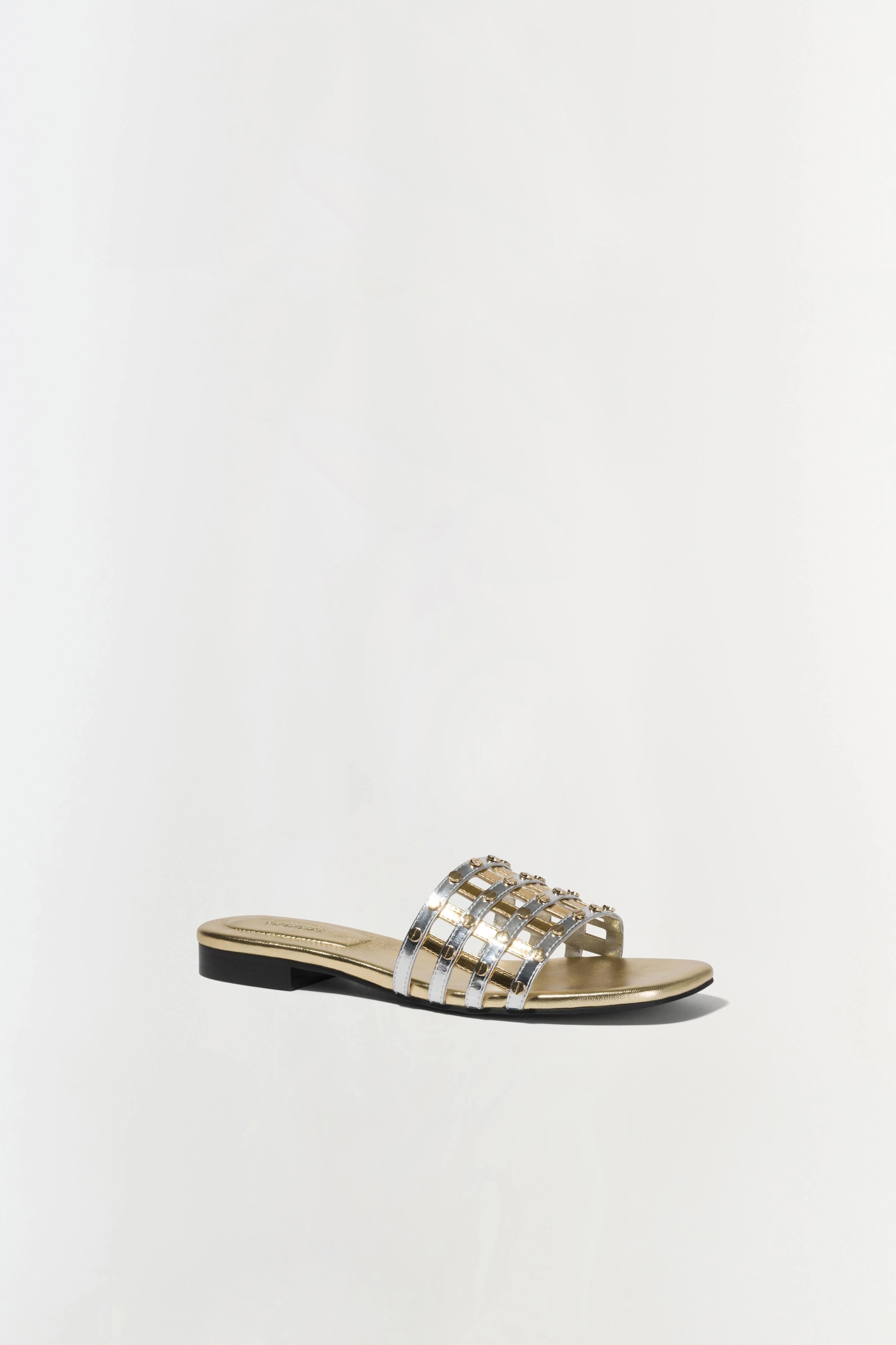 RIVET FLAT SANDAL