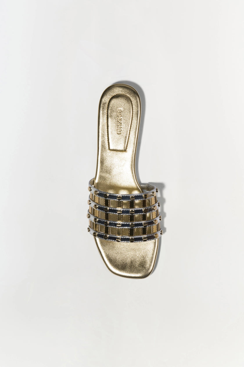 RIVET FLAT SANDAL