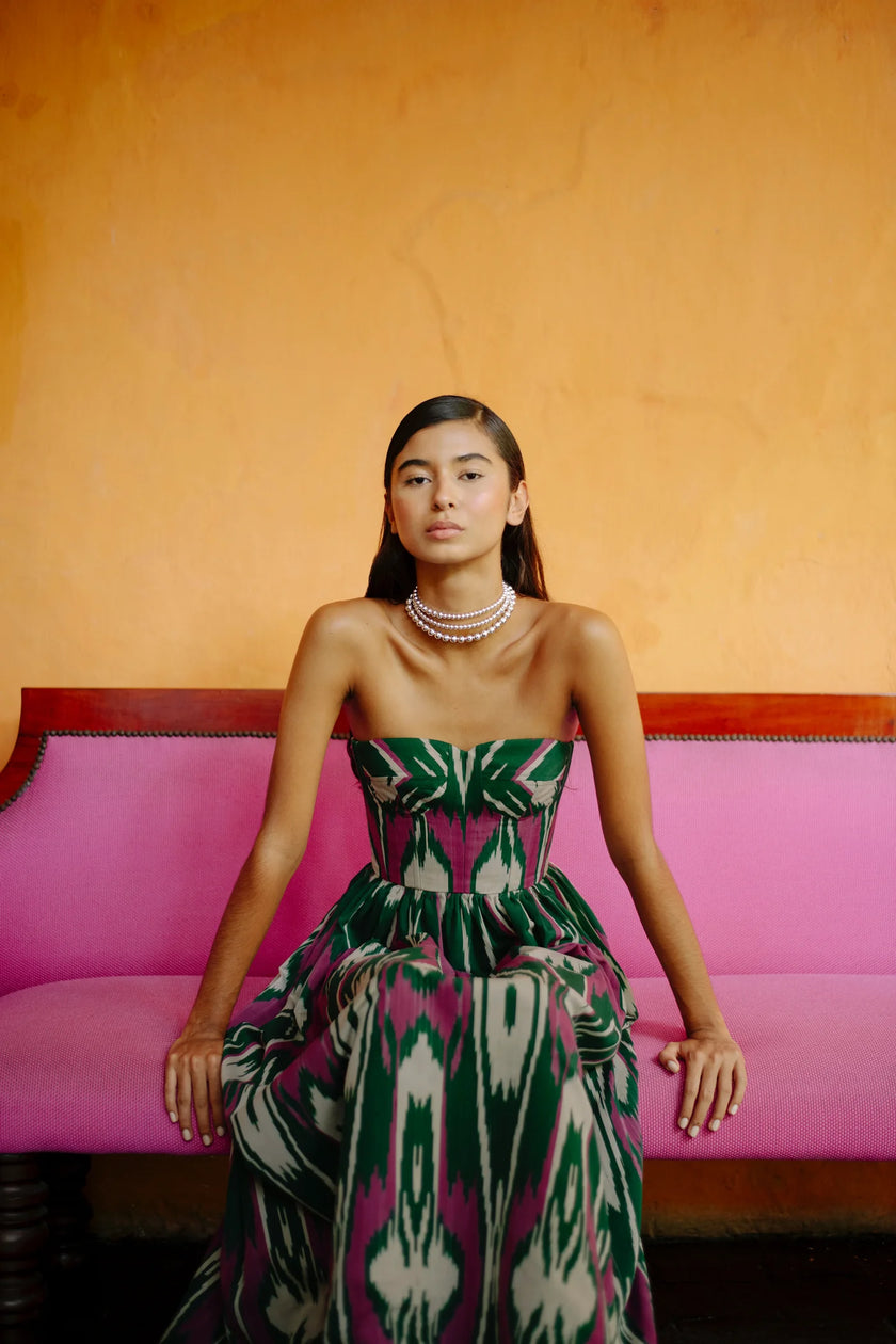 JUNGLE ORCHID DRESS