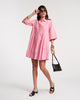 ISLA PLEATED MINI SHIRTDRESS