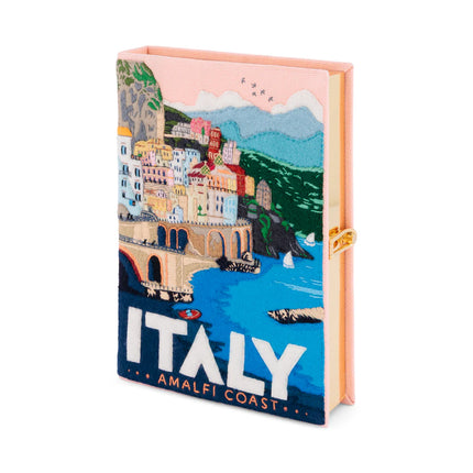 AMALFI COAST BOOK CLUTCH