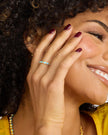 ISLA RING IN BLUE OPAL