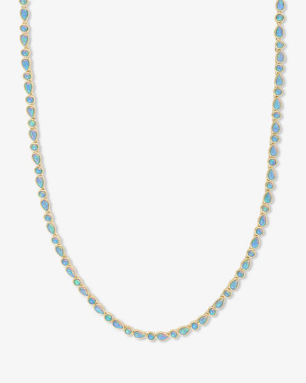 ISLA TENNIS NECKLACE IN OPAL 16 INCH