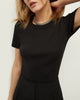 PRUITT RIBBED TEE