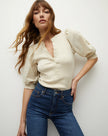 CORALEE PUFF SLEEVE TEE