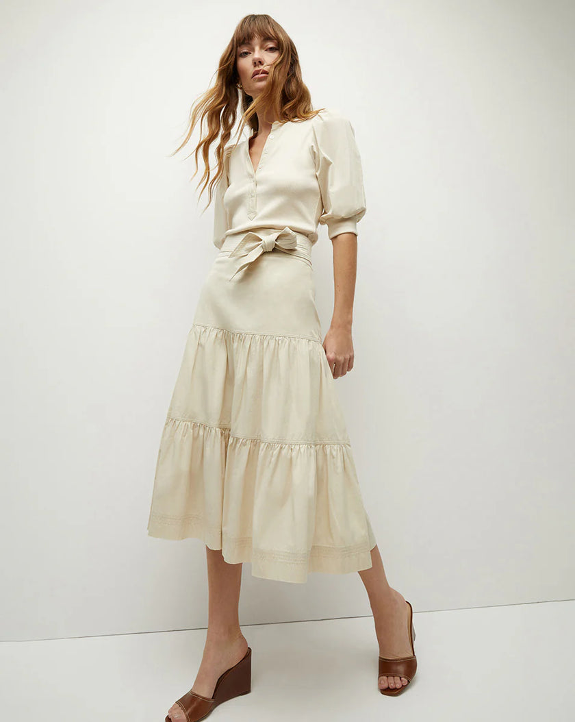 CORALEE PUFF SLEEVE TEE