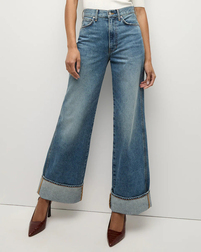 TAYLOR CUFFED WIDE LEG JEAN