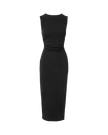 CHARISSA STRETCH COTTON MIDI DRESS