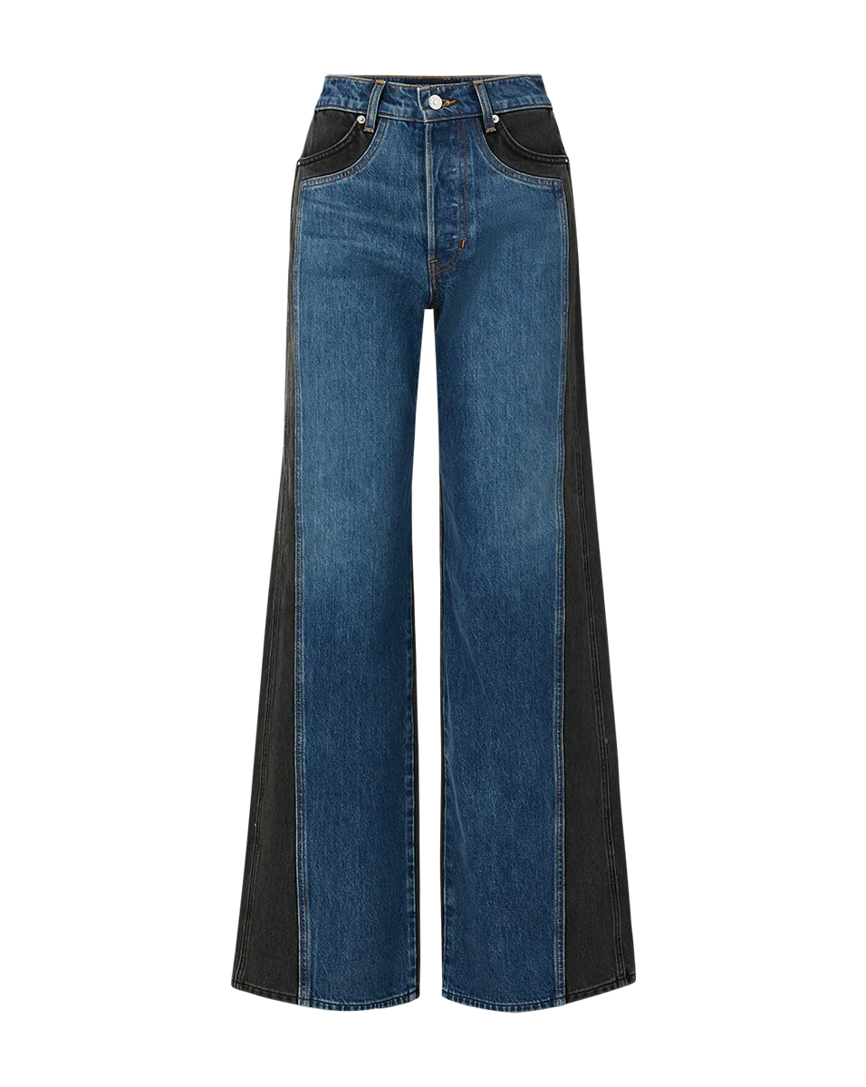 TAYLOR TWO TONE WIDE LEG JEAN