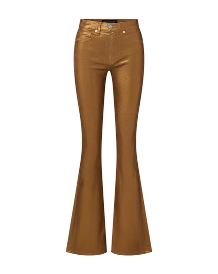 BEVERLY METALLIC SKINNY FLARE JEAN