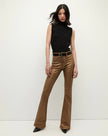 BEVERLY METALLIC SKINNY FLARE JEAN