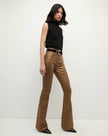 BEVERLY METALLIC SKINNY FLARE JEAN