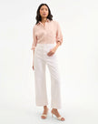 TAYLOR CUFFED CROPPED WIDE LEG JEAN