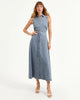 FULLER DENIM MIDI DRESS