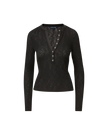 DREXLER RIBBED HENLEY TOP