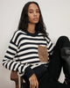 EMILIE STRIPED PULLOVER