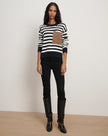 EMILIE STRIPED PULLOVER