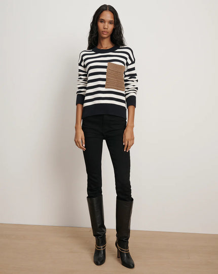 EMILIE STRIPED PULLOVER