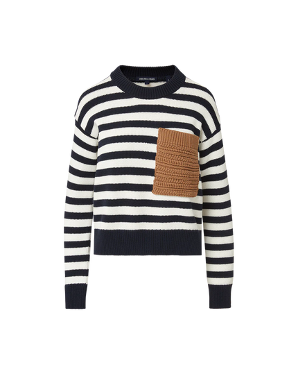 EMILIE STRIPED PULLOVER
