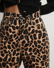 TAYLOR LEOPARD WIDE LEG JEAN