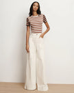 PRUITT STRIPED RIBBED TSHIRT