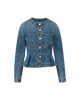ZAHARA PEPLUM DENIM JACKET
