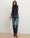 ELIANNE RUFFLE TRIM TSHIRT