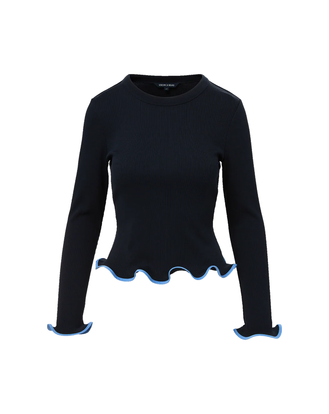 ELIANNE RUFFLE TRIM TSHIRT