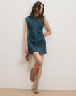 IMARA DENIM MINI DRESS