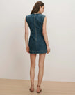 IMARA DENIM MINI DRESS