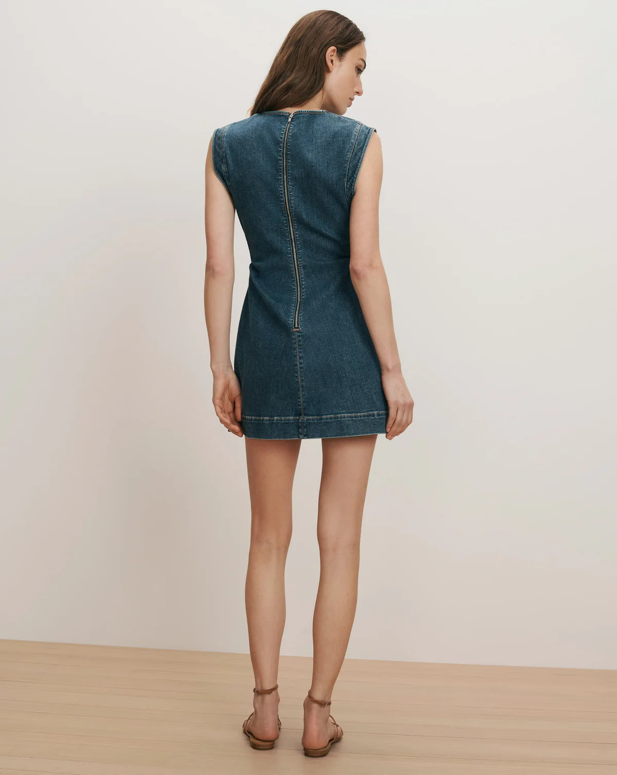 IMARA DENIM MINI DRESS