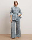 TAYLOR BURNOUT WIDE LEG JEAN