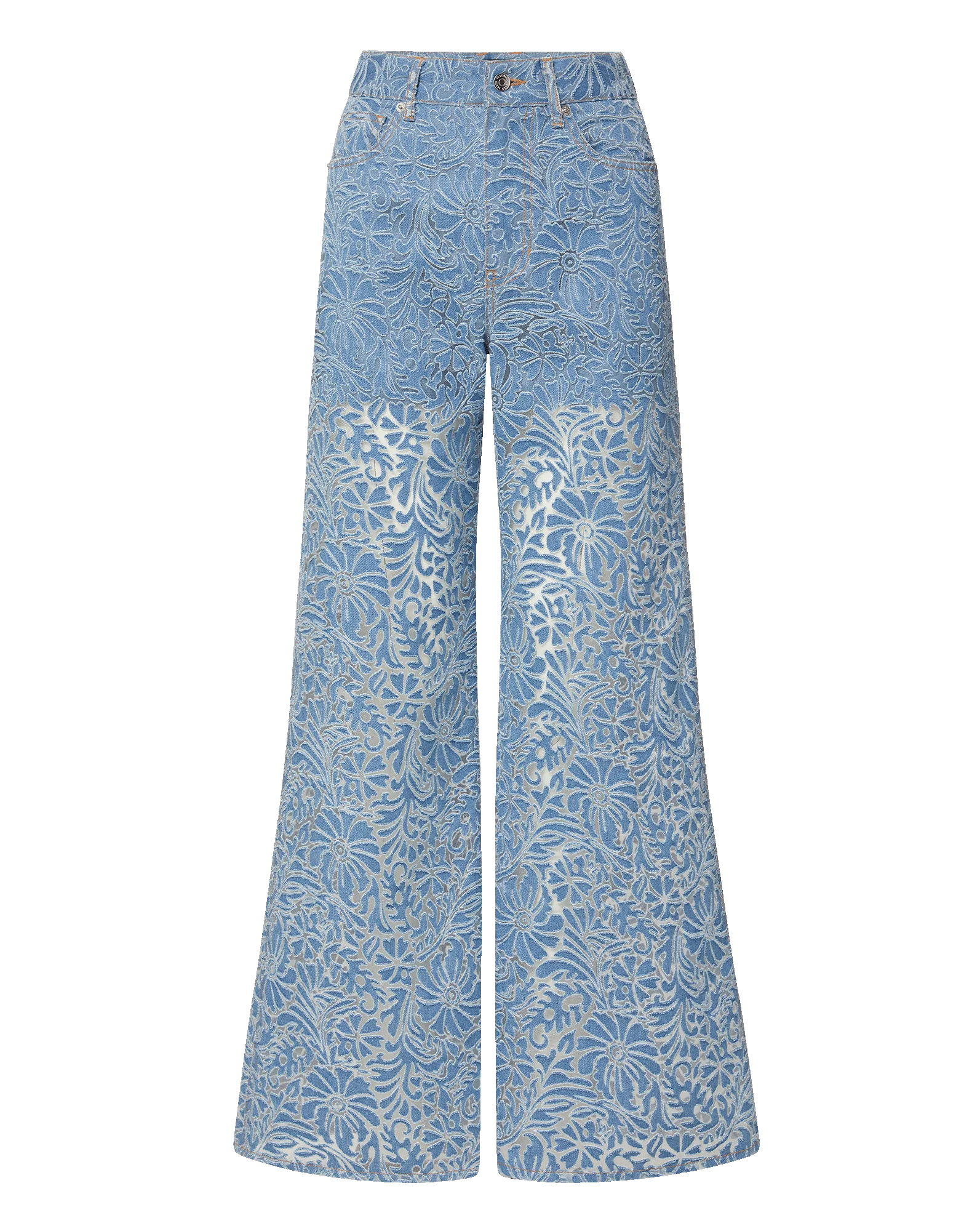 TAYLOR BURNOUT WIDE LEG JEAN