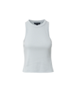 JORDYN CROPPED TANK TOP IN RIVER MIST