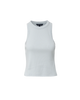 JORDYN CROPPED TANK TOP IN RIVER MIST