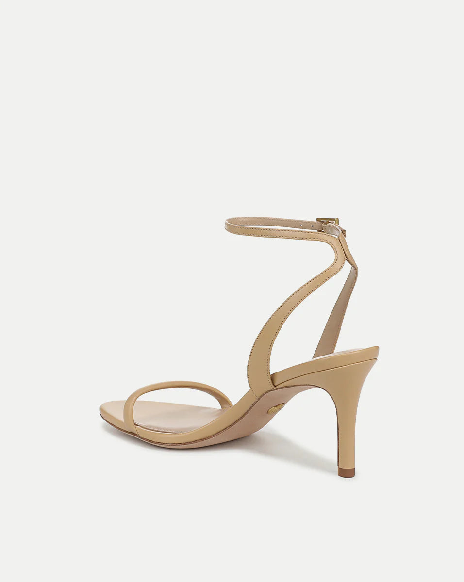 STRAPPY LEATHER ANKLE STRAP STILETTO SANDAL