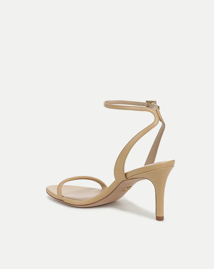 STRAPPY LEATHER ANKLE STRAP STILETTO SANDAL